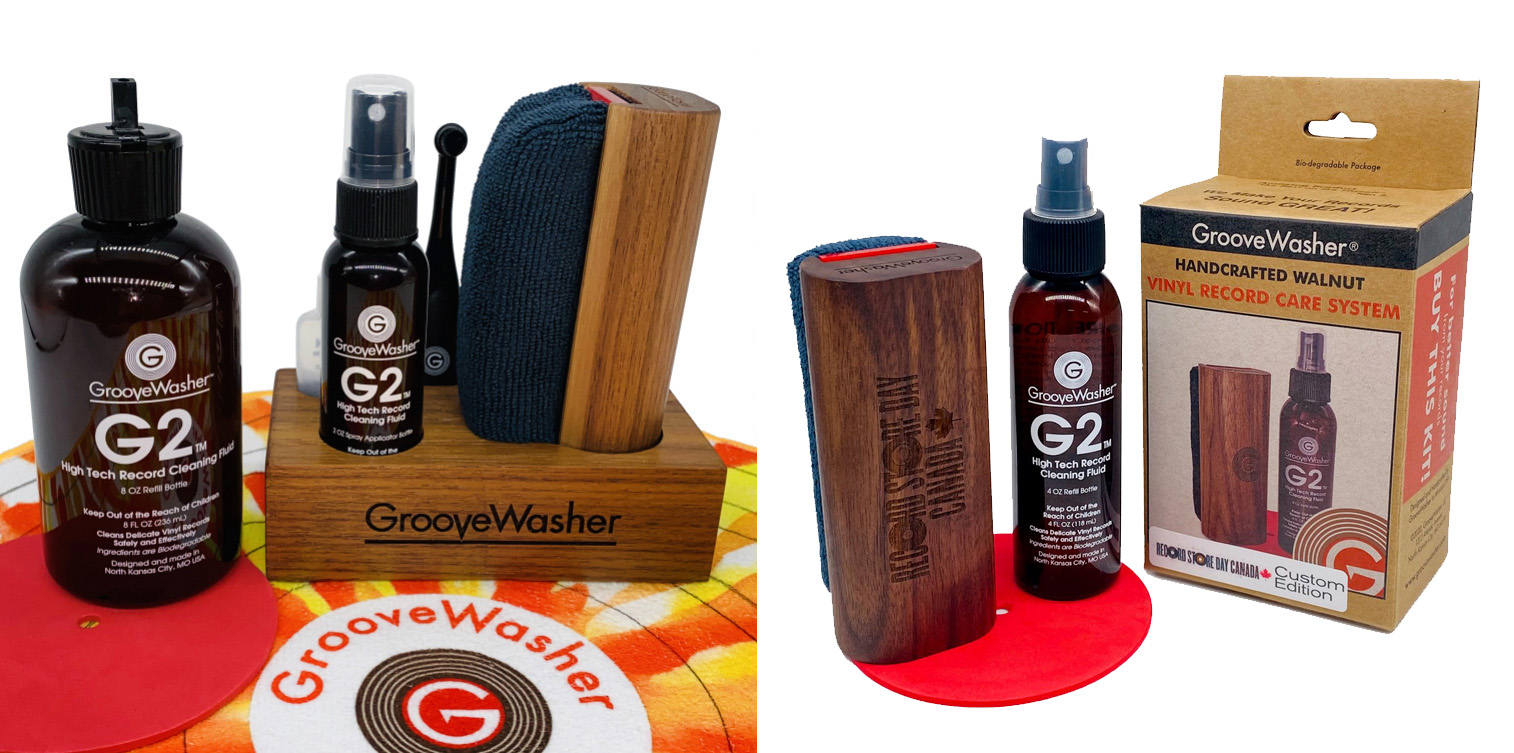 GrooveWasher - Record Cleaning Kit - Walnut